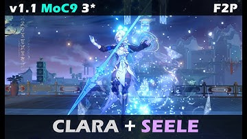 I love Break Silverwolf! Clara and Seele vs 1.1 MoC 9 - 3* | Honkai: Star Rail