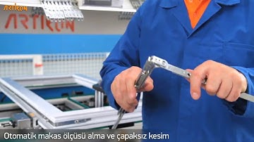 ARTIKON WS 134 Sash Assembly Center with Water Slot Drilling1080p