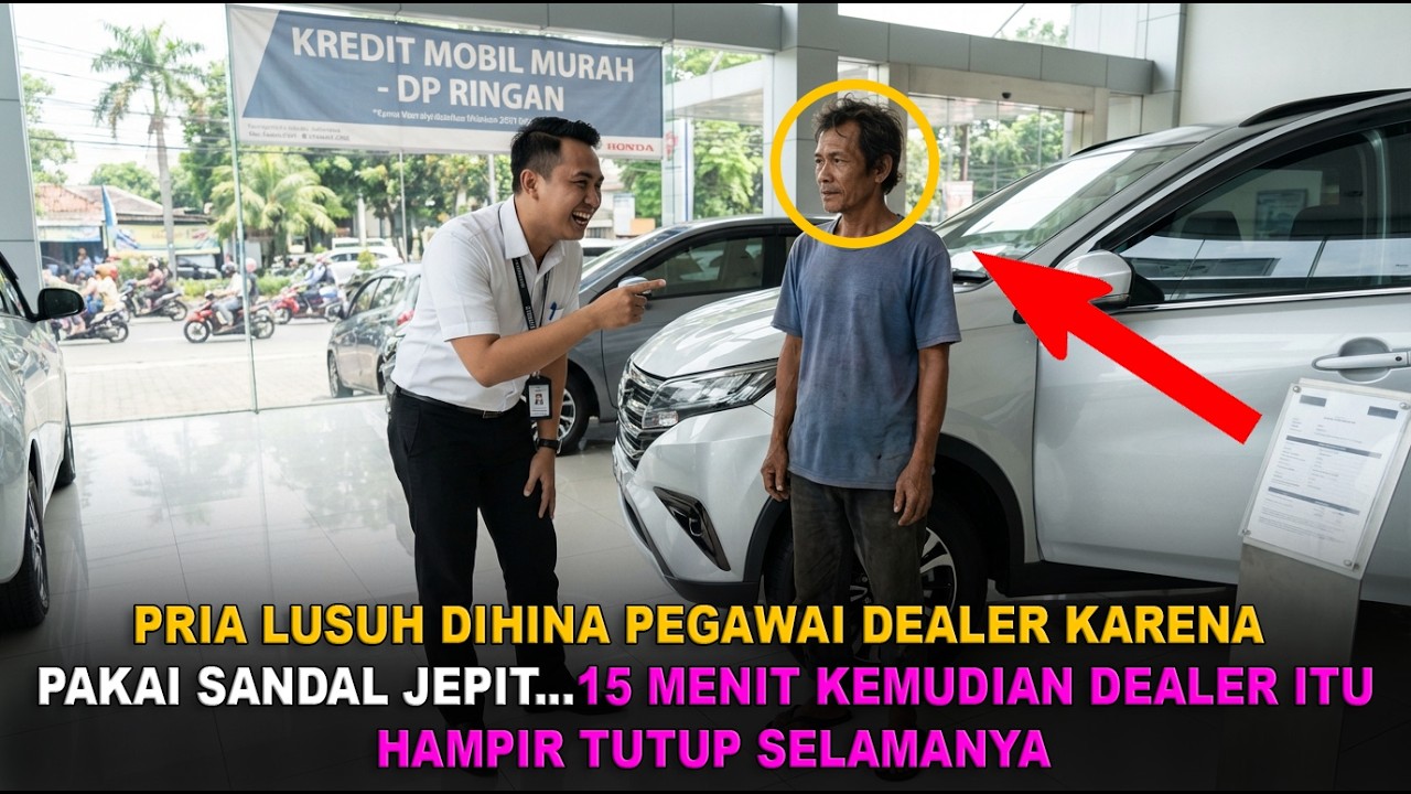 Pria Lusuh Dihina Pegawai Dealer Karena Pakai Sandal Jepit, 15 Menit Kemudian Dealer Hampir Bangkrut
