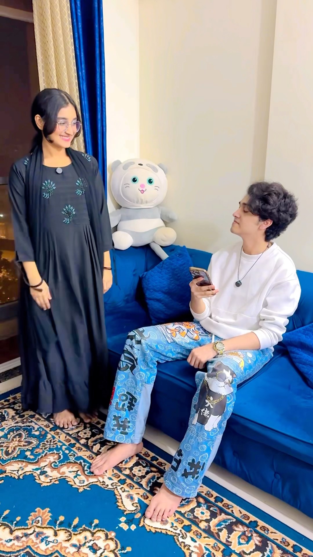 Didi Ka Sense of humour ? #zidaanshahidaly #brothersister #shorts