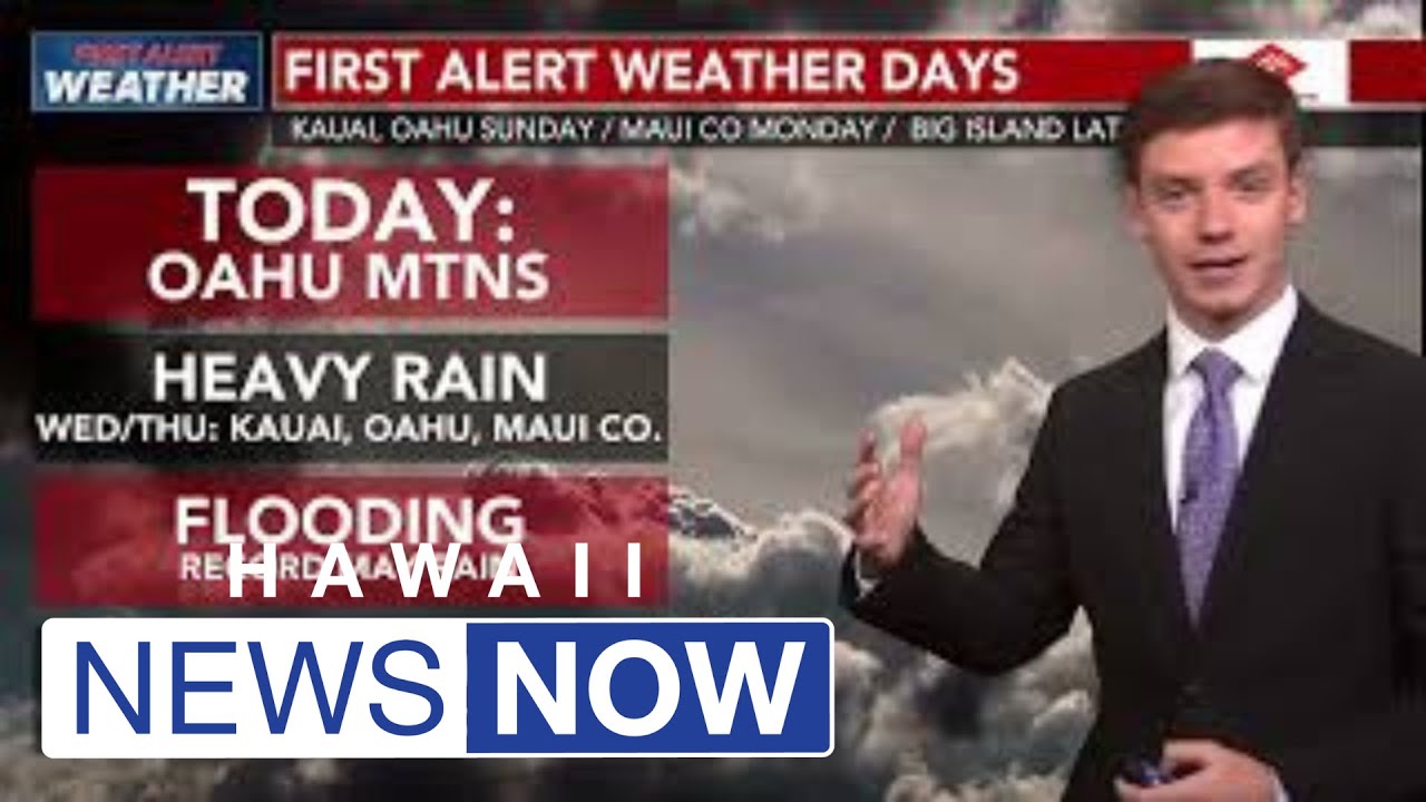 First Alert Weather Day: Oahu, Maui under flash flood warning - YouTube