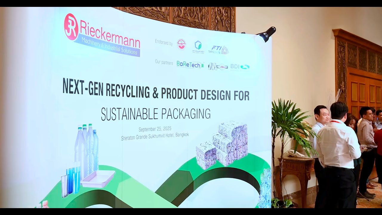 Rieckermann Next-Gen Recycle & Product Design for Sustainable Packaging Seminar 2025 in Bangkok