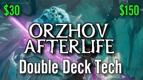 Mtg Double Deck Tech Orzhov Afterlife in Ravnica Allegiance Standard!