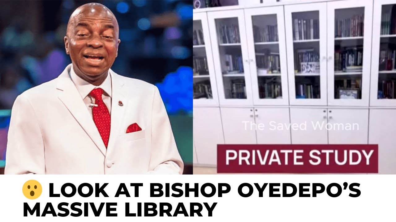 Внутри огромной библиотеки епископа Дэвида Ойедепо | Впечатляющий момент на Шило 2025