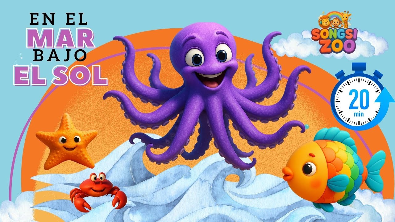 Canción Divertida de Animales Marinos para Niños