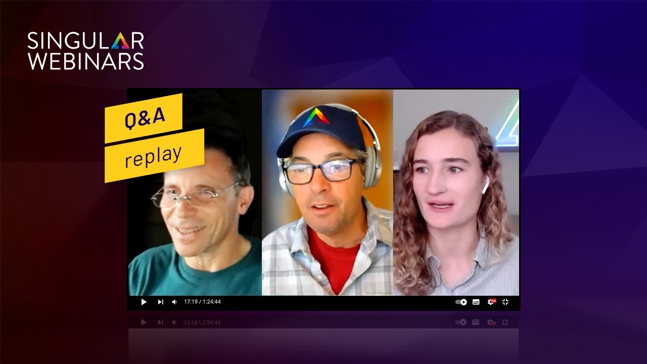 Singular Webinar Replay - Live Q&A - YouTube