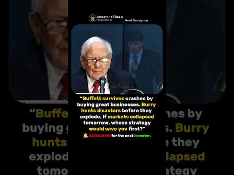 Thumbnail for Buffett vs Burry: Who Would Survive This Market?