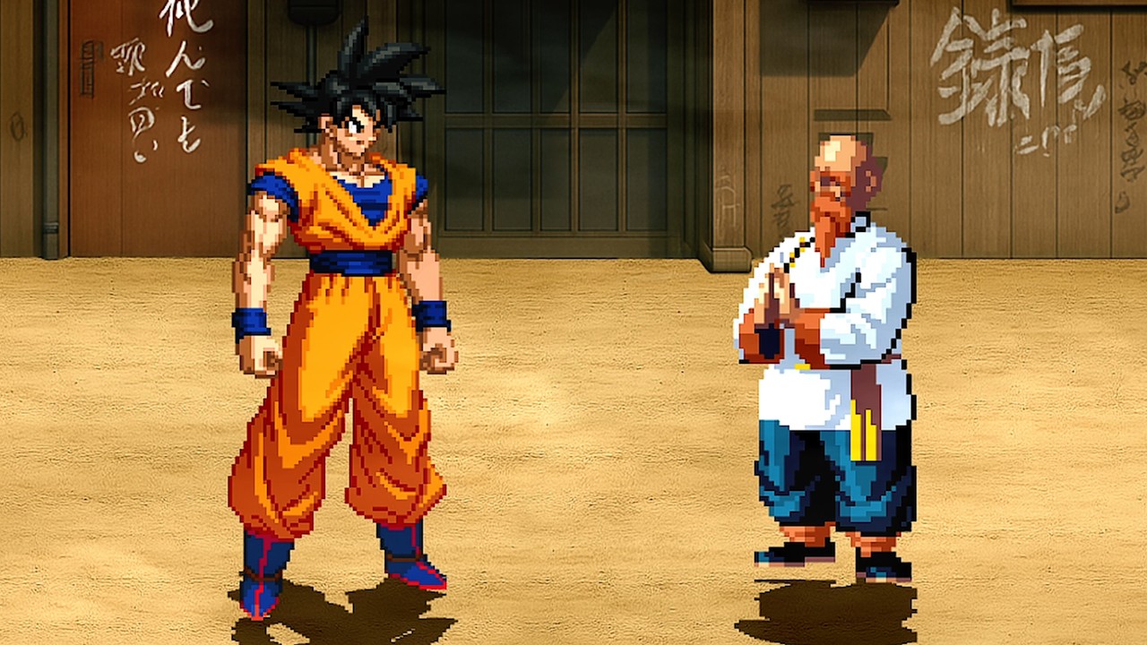 Goku Vs. Tung Fu Rue - Hakkyokuseiken