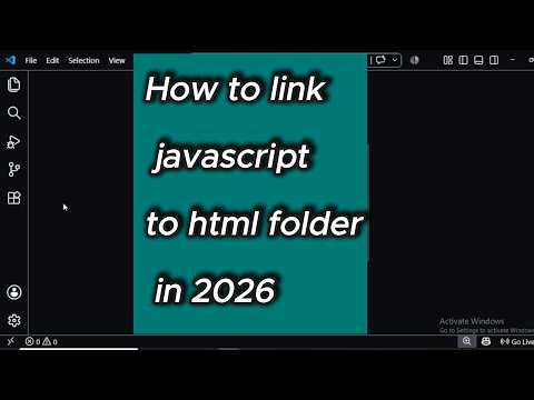 How to link javascript to html folder | Easy tutorial