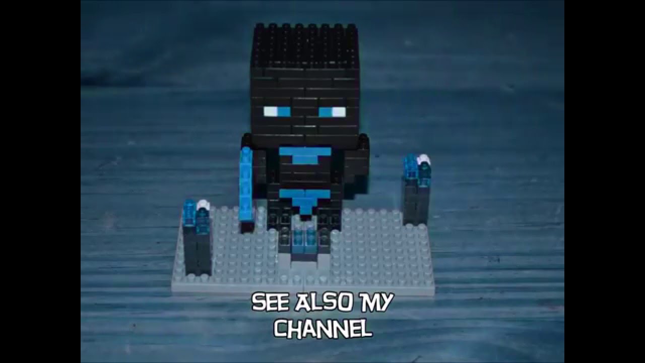 Making Enderman Minecraft With Funny Nano Blocks LEGO