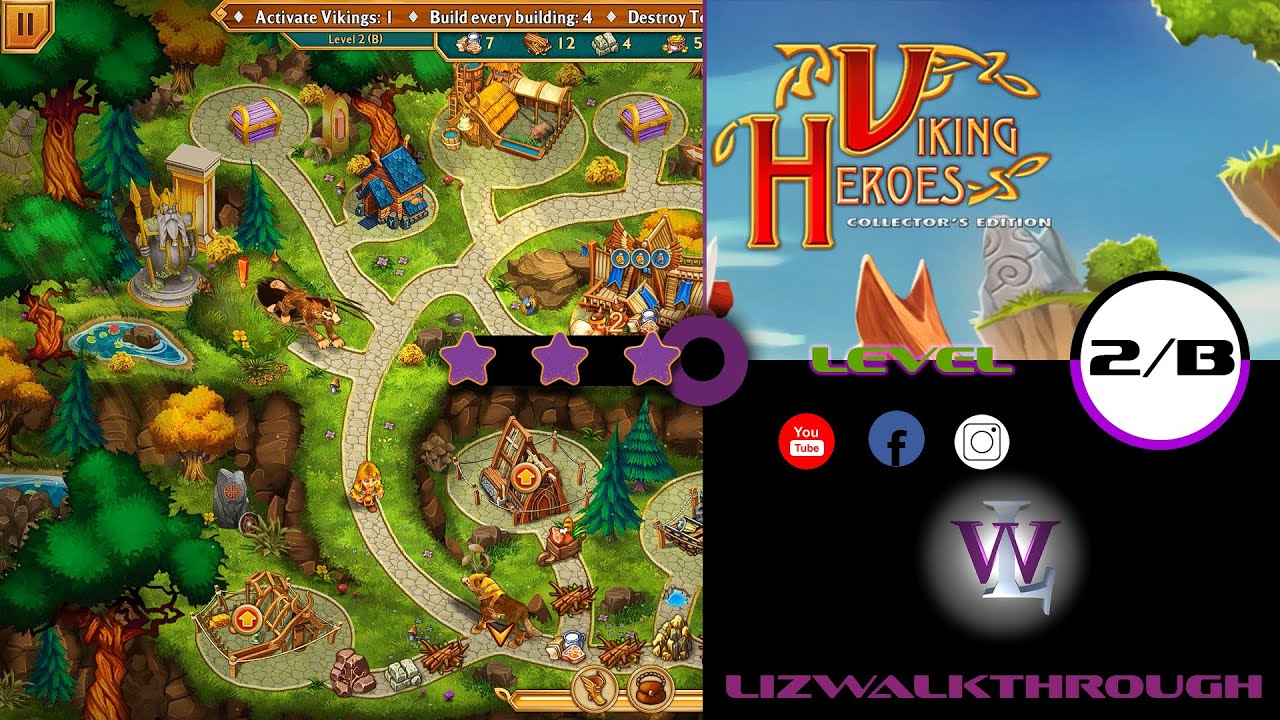 Viking Heroes - Level 2/B Walkthrough