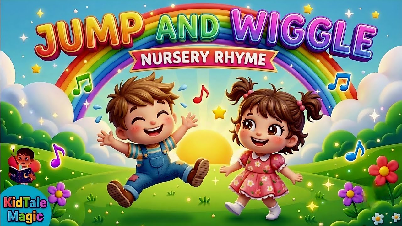 Jump & Wiggle Song for Kids | Fun Nursery Rhyme for Toddlers 🎶 - YouTube