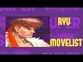 Super street fighter ii turbo  ryu move list