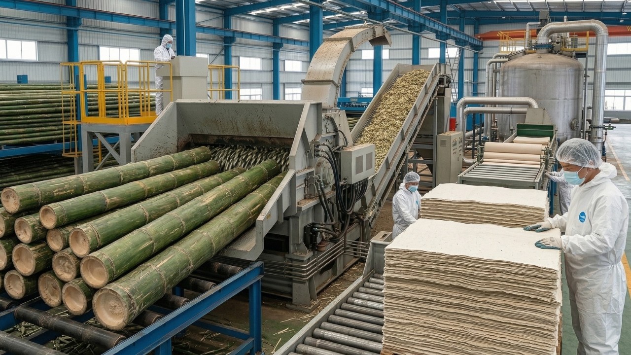 Why Bamboo Paper is Still Made by Hand! (Step-by-Step Ancient Invention)