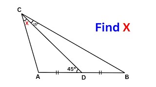 Find the angle X | Angle Chasing Geometry Problem | Important Geometry Skills Explained