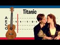 Titanic en Ukelele - TUTORIAL con TAB Fácil EXPLICADO