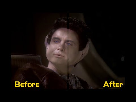 DS9 in HD using Machine Learning | Frame by Frame Comparison (480p to 1080p)