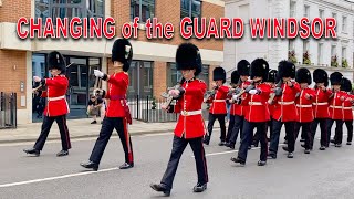 WINDSOR CASTLE GUARD 1st Battalion Welsh Guards with Band of the Brigade of Gurkhas | 21st May 2024