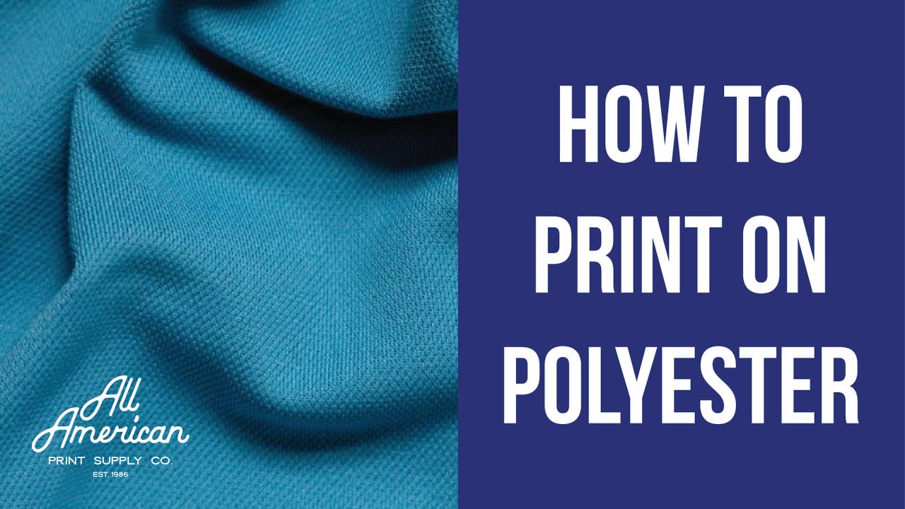 dtg printing on 100 polyester