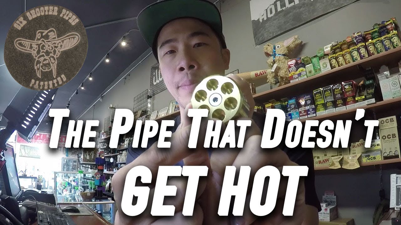 The Original Six Shooter Pipe - The Pipe That Doesnt' Get Hot