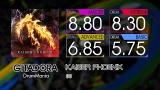 【GITADORA】 KAISER PHOENIX (MASTER ~ BASIC) Drum