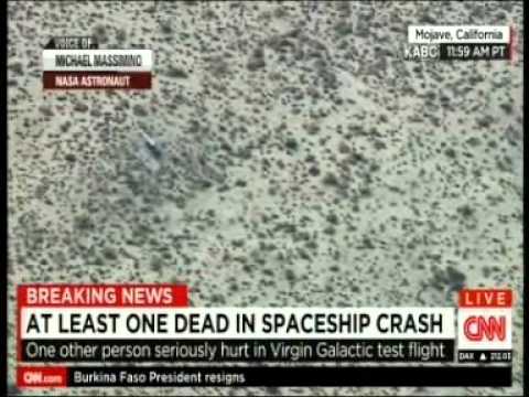 ONE DEAD IN SPACESHIPTWO CRASH 31.10.2014