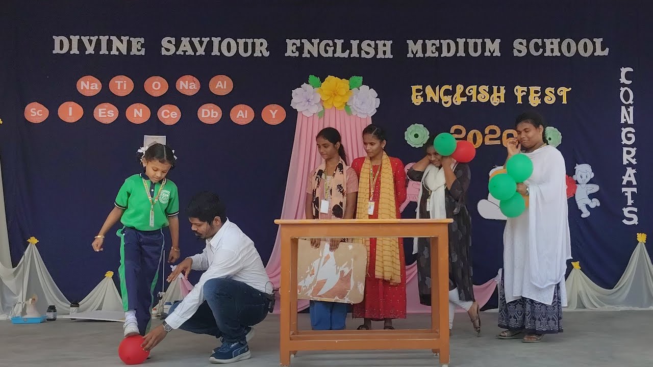 Standing On Balloons Science Day Program in Divine Saviour EM School 2026