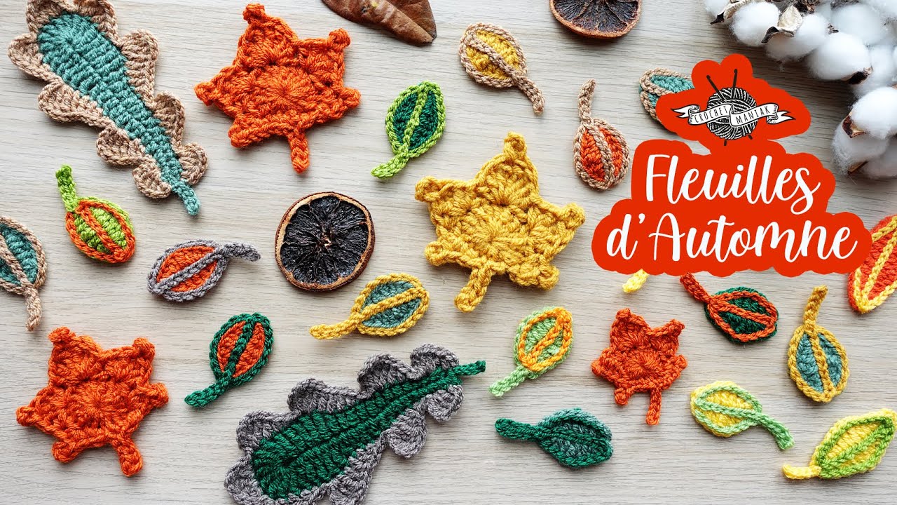 10 modèles de décorations d'automne au crochet en Français - Croch Ta Maille