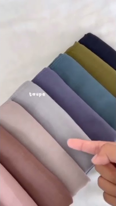 rekomendasi warna hijab ala cewek kue yang bikin muka cerah #shorts #shopeehaul #ootd #fashion