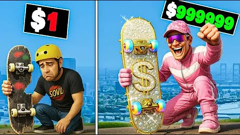 $1 to $1,000,000 Skateboard in GTA 5