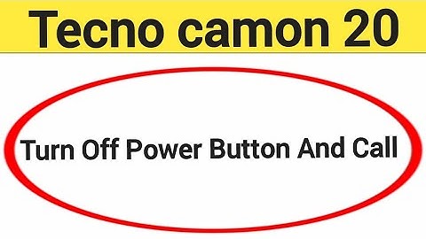 How to turn off power button and call, Tecno camon 20 me power button and call off kaise karen