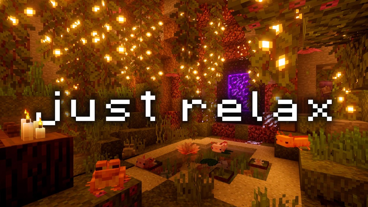 it's ok, you're not alone... (minecraft music & lush cave ambiance)