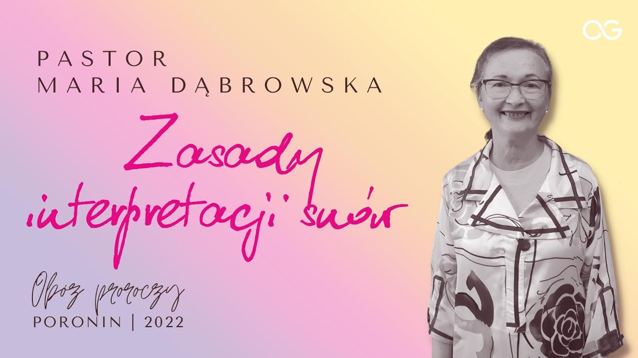 Zasady interpretacji snów | Pastor Maria Dąbrowska