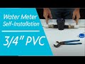 Water Meter Installation - 3/4" PVC