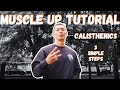 MUSCLE UP IN 3 SIMPLE STEPS