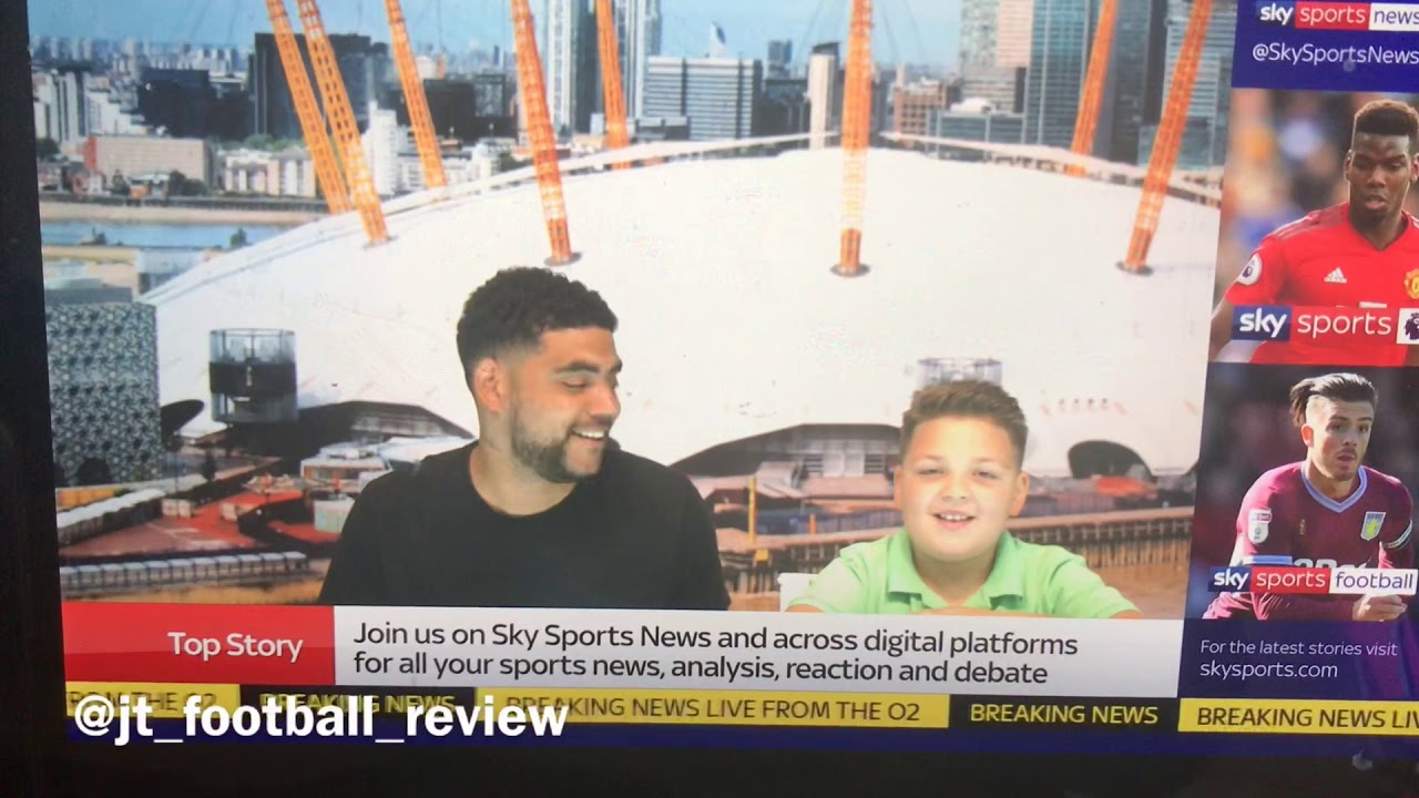 SKY SPORTS STUDIO AT LONDONS o2 - YouTube