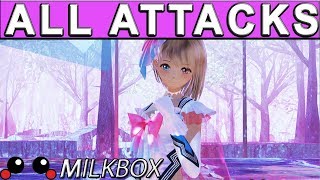Blue Reflection All Hinako's Attacks and Support Moves
