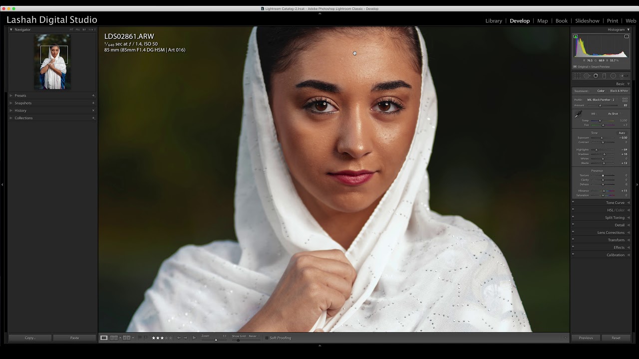Editing Portraits in Adobe Lightroom CC Classic 2019