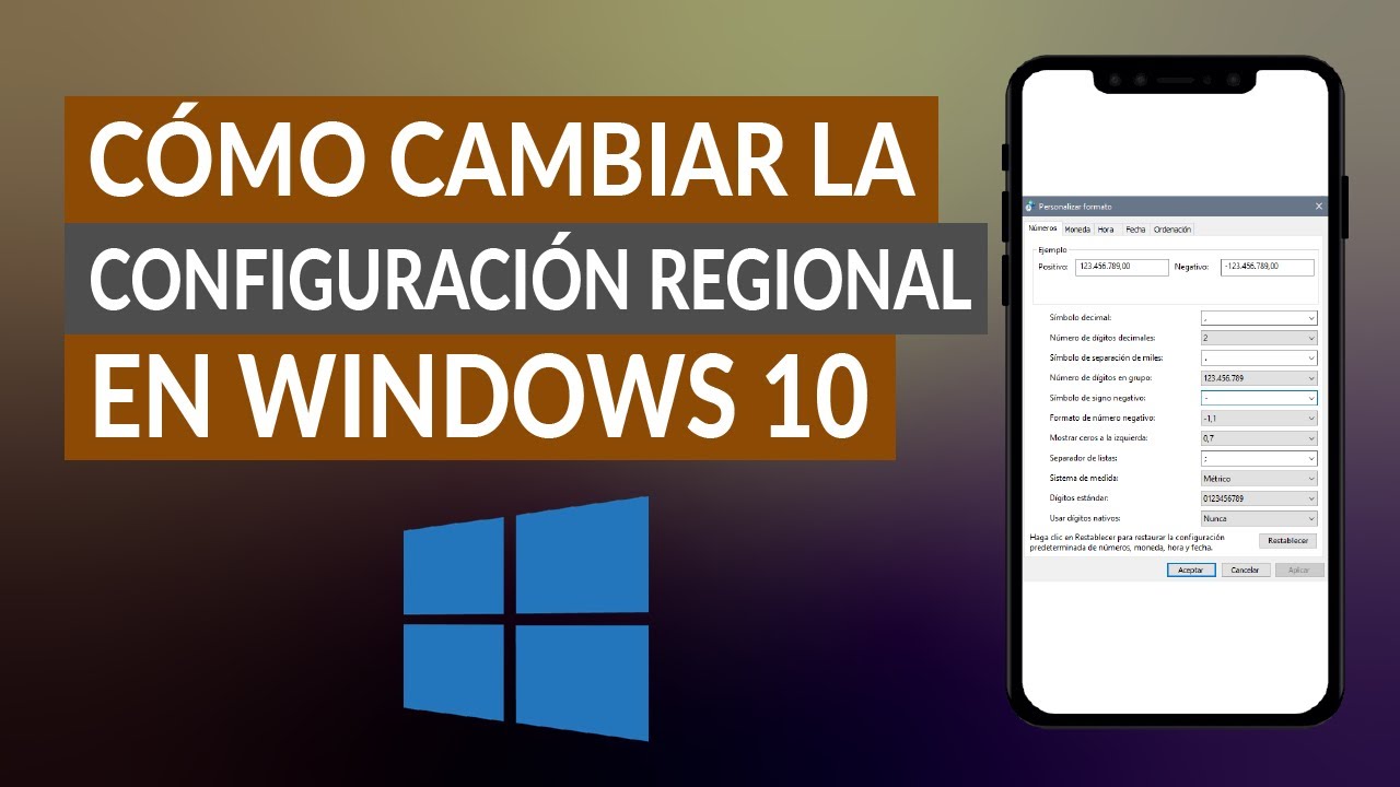 Cómo Cambiar la Configuración Regional del Sistema en Windows 10 YouTube Cómo Cambiar la Configuración Regional del Sistema en Windows 10 YouTube