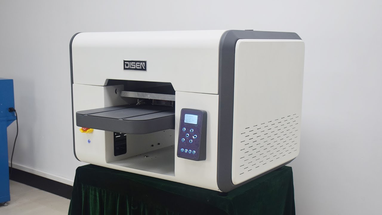 A3 UV Flatbed Printer with Dual XP600 Printhead Functional Glass Plastic Acrylic Metal Wood Printing
