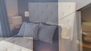 B1a floor plan: 2 bedroom 2 bath, 1114 sqft