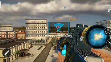 SNIPER 3D ASSASIN WALKTHROUGH GAMEPLAY  PART 11| GUNSHIP BATTLE | SHOOT TO KILL | ANDROID, IOS 4K