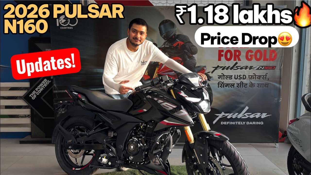 2026 Pulsar N160 Singal Seat USD Fork Dual ABS Review😍|Better Than Apache 160 2V?