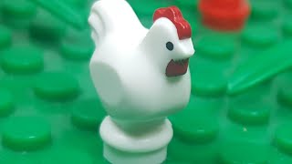Breakdancing Chicken (breakdancing cat meme) | Lego Stop Motion