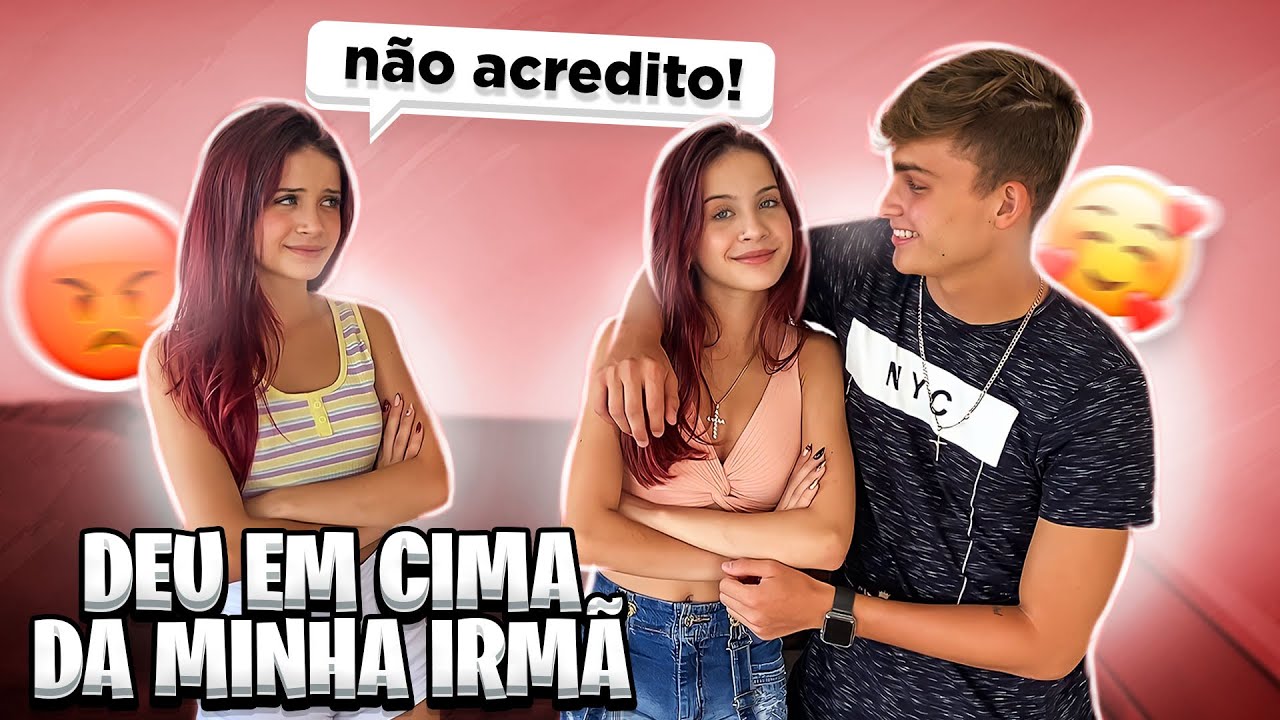 DEI EM CIMA DA MARIA EMANUELLY NA FRENTE DA MARIA NICOLLY! FICOU COM CIÚMES! •Irmãos Scribel•