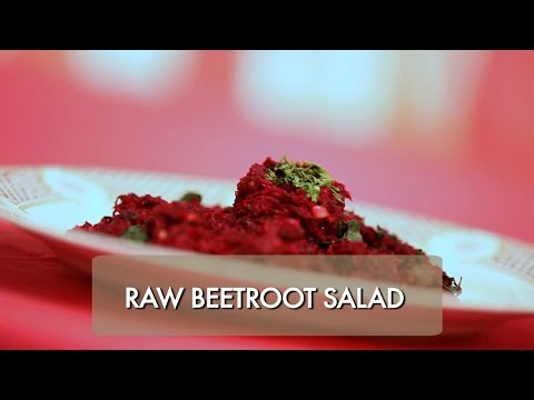Raw Beetroot Salad by Archana