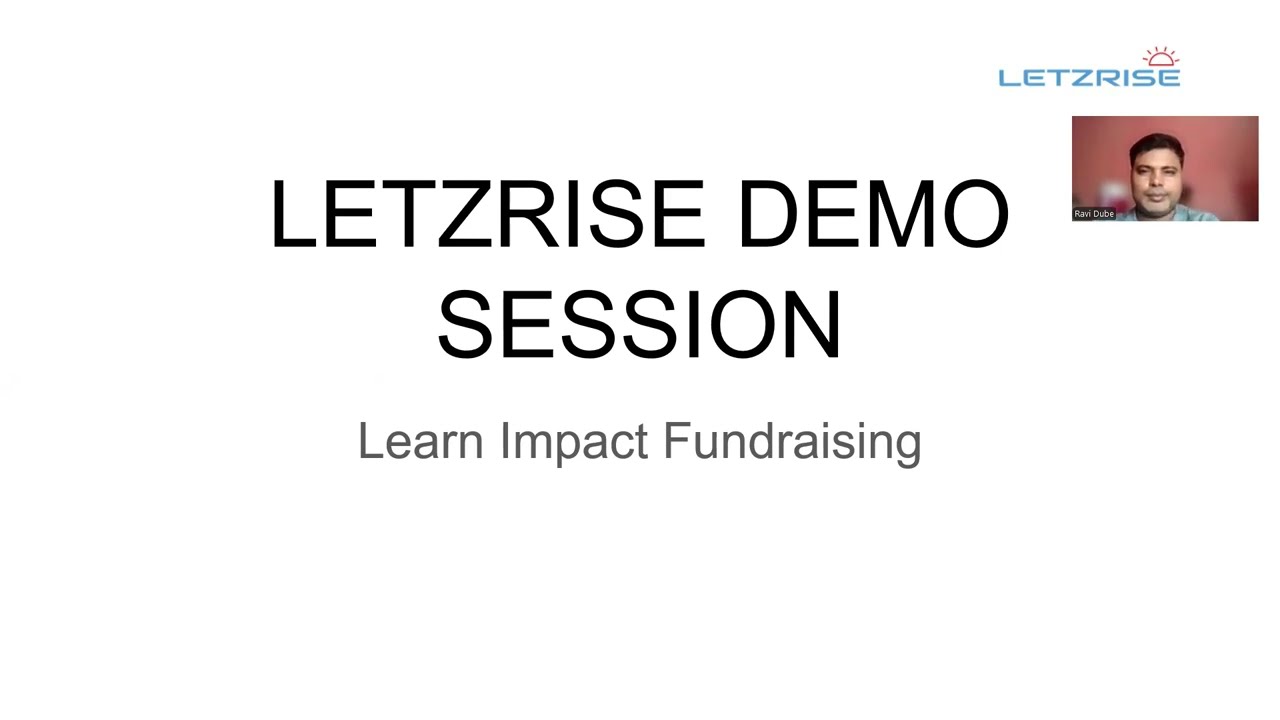 Demo session for Social impact fundraising