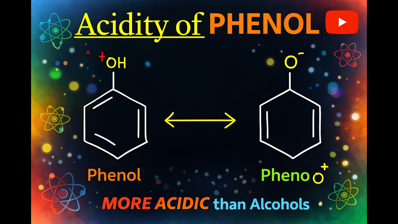 Acidity of Phenol (Organic - A/L chemistry) English medium