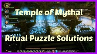 Dragon Age Inquisition - Temple of Mythal Ritual Puzzles