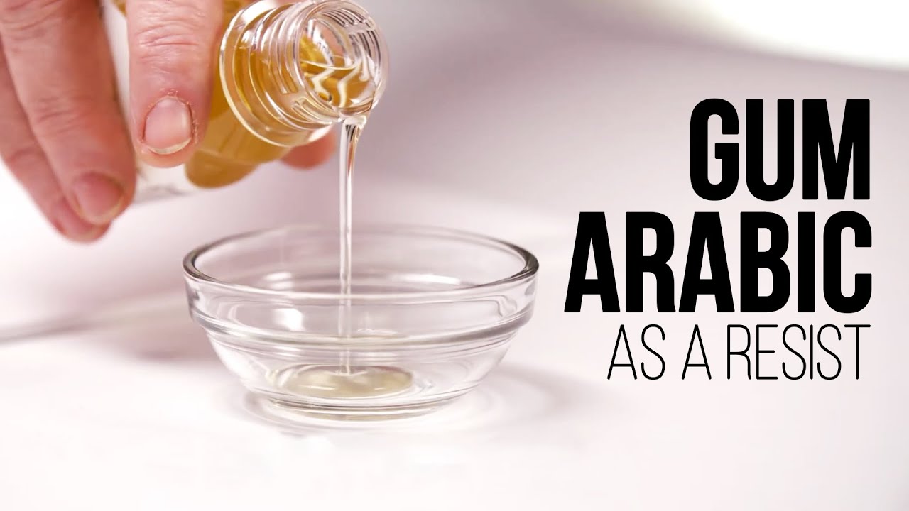 Tutorial : How to use GUM ARABIC as a resist 